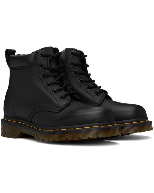 Dr. Martens Black 939 Leather Lace Up Boots
