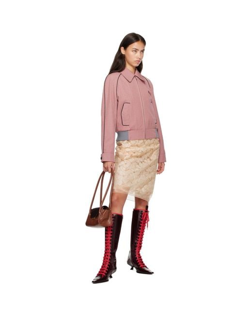 Marni Brown Leather Trunkette Bag