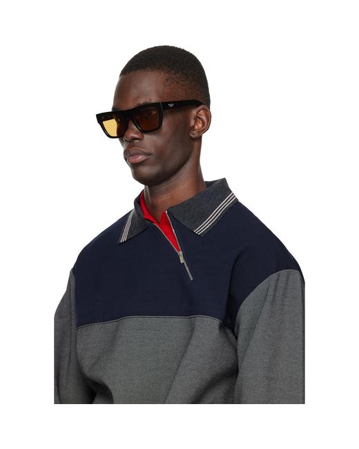 Prada Black 'Prada Logo' Sunglasses for men