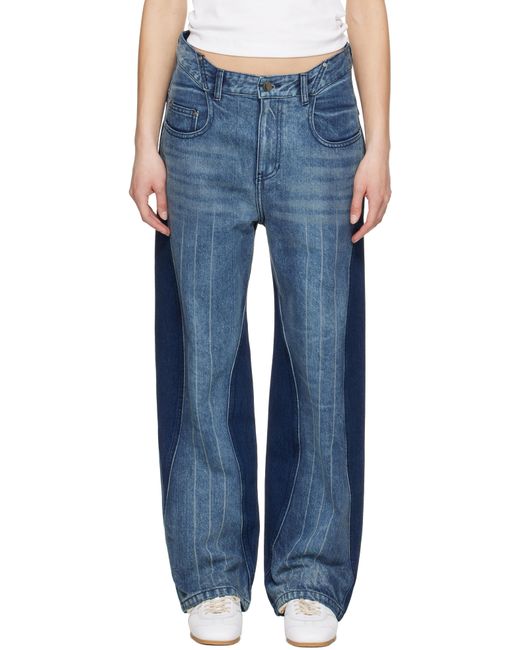 Adererror Blue Faded Jeans