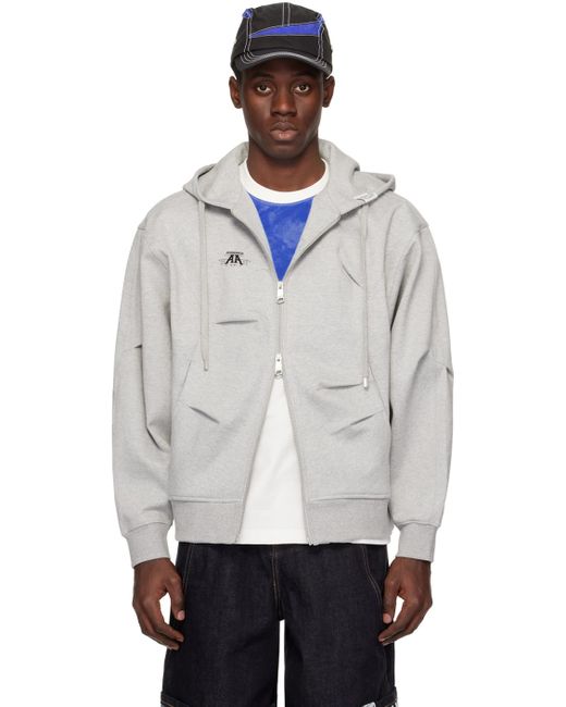 Adererror White Nolc Hoodie for men