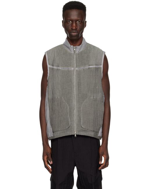 トップス XLIM / EP5 01 vest black XLIM Ep.5 01 Vest in Black for Men |