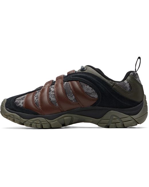 Merrell Black Moab 2 Remix Leather Sneakers for men