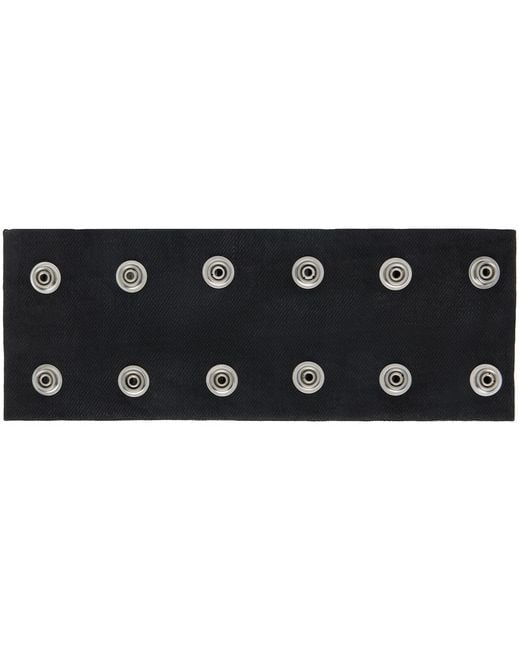 Rick Owens Concordians Strobe Neck Band Choker in Black for Men | Lyst