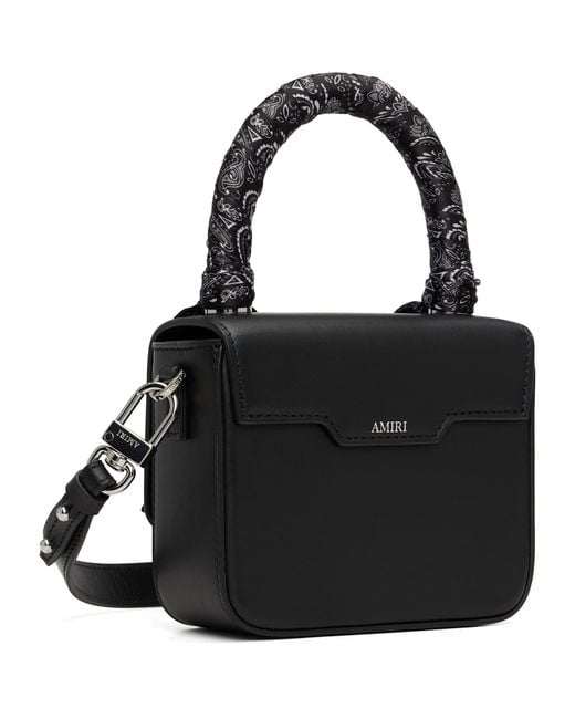 Amiri Black Micro Ma Bag