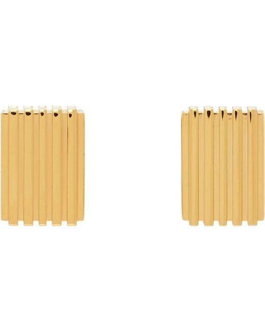 Khaite Black Small Empire Earrings