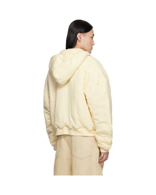 Lu'u Dan Natural Off- Wadded Hoodie for men