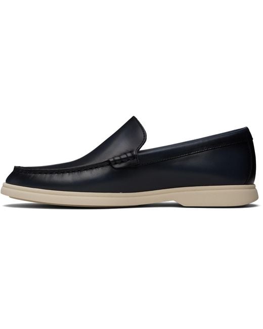 Boss Black Emed-Logo Leather Loafers for men