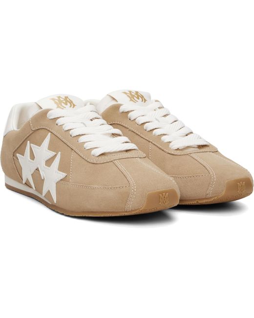 Amiri Black Tan Pacific Flat Sneakers for men