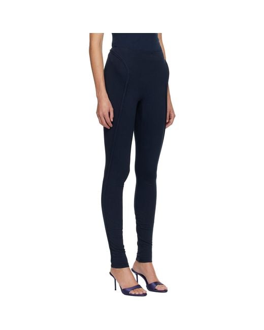 OTTOLINGER Blue Sculpted Hip Leggings