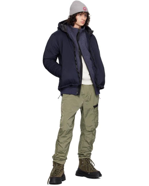 Blouson lodge bleu marine rembourré en duvet Canada Goose pour homme en coloris Blue