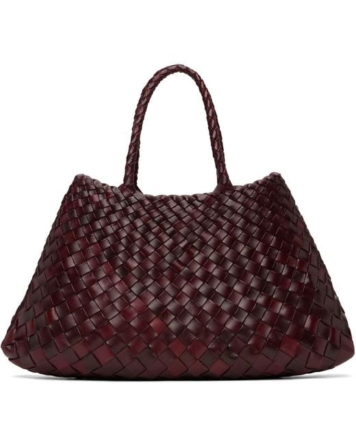 Dragon Diffusion Purple Burgundy Santa Croce Small Tote