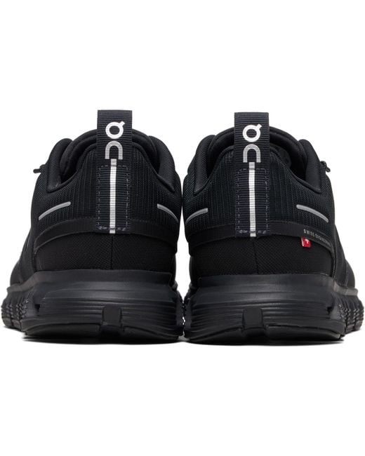 On Shoes Black Cloud 6 Waterproof Sneakers for men