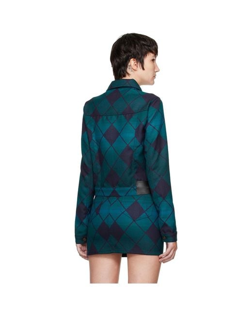 Ahluwalia Blue Woolmark Prize Edition Jacket