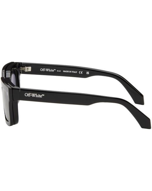Off- lunettes de soleil noires à clip Off-White c/o Virgil Abloh pour homme en coloris Green
