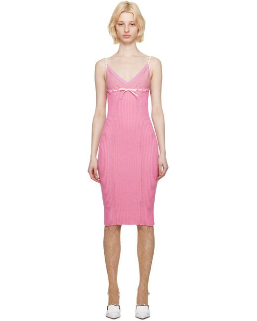 Cormio Pink Naomi Midi Dress