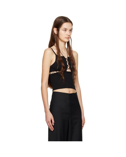 Wynn Hamlyn Black Sunny Tank Top