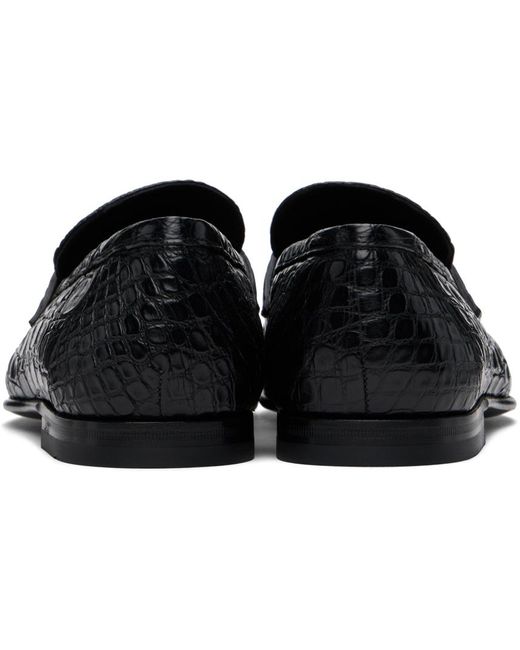 Ferragamo Black Gin Lux Loafers for men