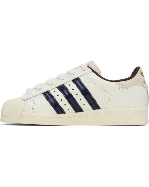 メンズ Wales Bonner Adidas Originalsエディション ホワイト Superstar スニーカー Black