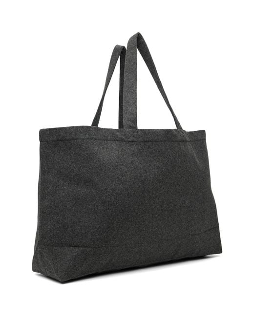 A.P.C. Black Trapèze Shopping Tote