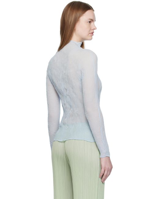 Issey Miyake Multicolor Chiffon Twist 3 Top