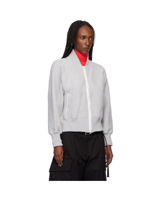 Canada Goose White Label' Sierra Fleece Bomber Jacket