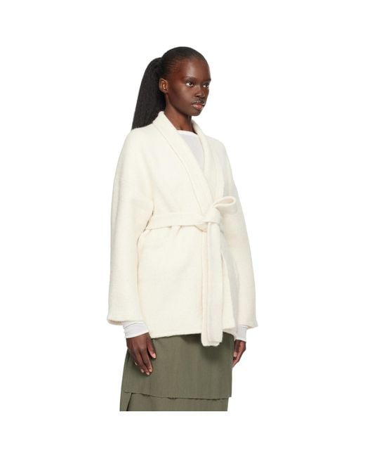 Lauren Manoogian White Off- Coto Cardigan