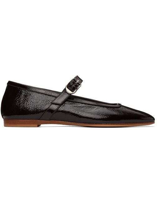 Le Monde Beryl Ballet Mary Jane Ballerina Flats in Black | Lyst