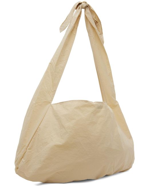 Grand sac à bandoulière à nouer exclusif à ssense Amomento en coloris Natural