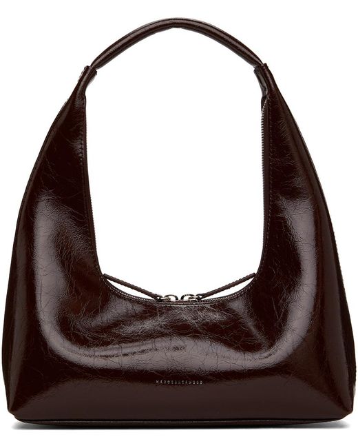 MARGE SHERWOOD Brown Leather Shoulder Bag