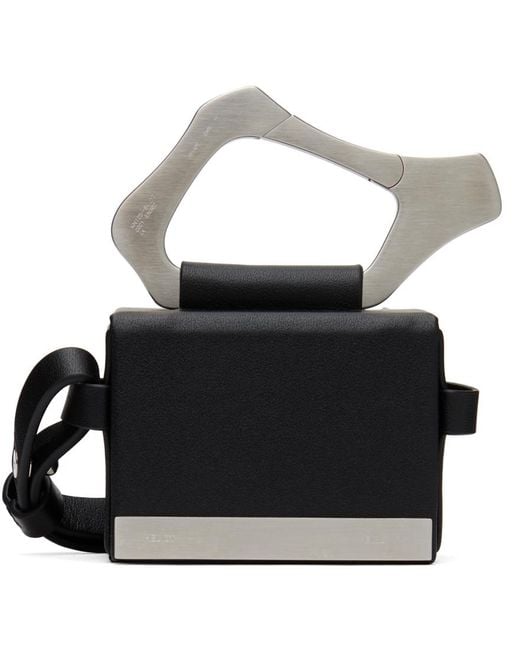 HELIOT EMIL Black Sole Airpods Case Bag for men