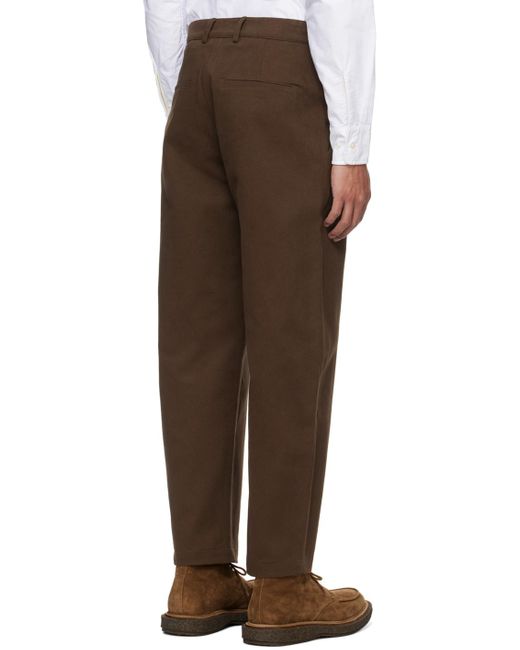 Pantalon ample brun De Bonne Facture pour homme en coloris Brown