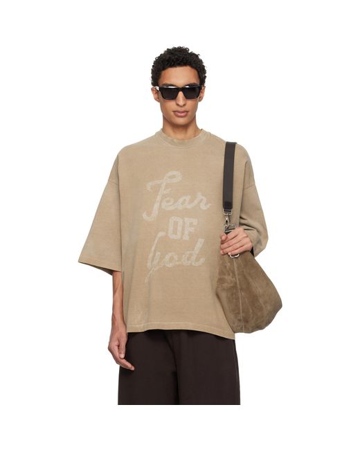 Fear Of God Natural 9' T-Shirt for men