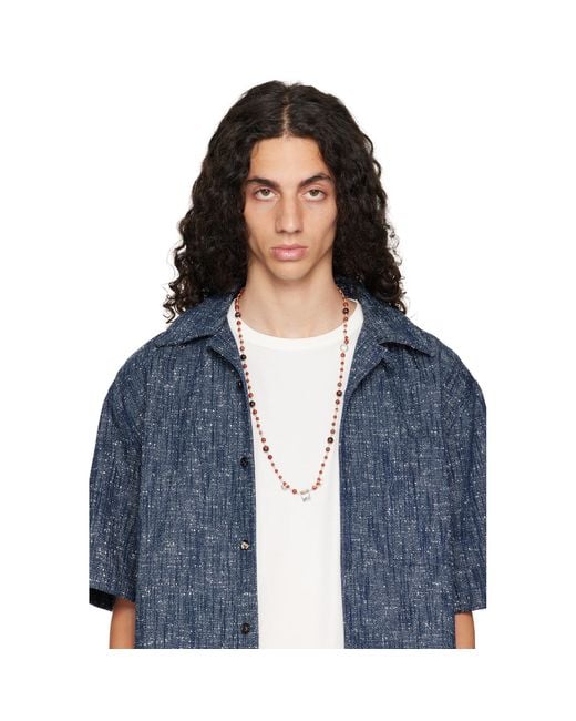 Isabel Marant Metallic Long Necklace for men