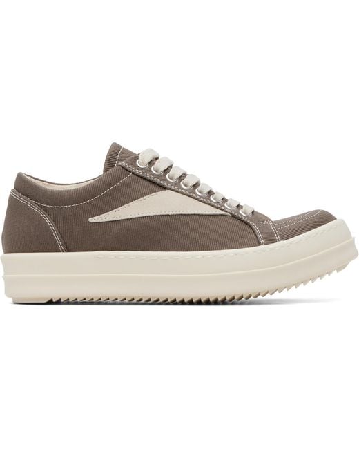 Rick Owens Gray Tower Vintage Sneaks Sneakers