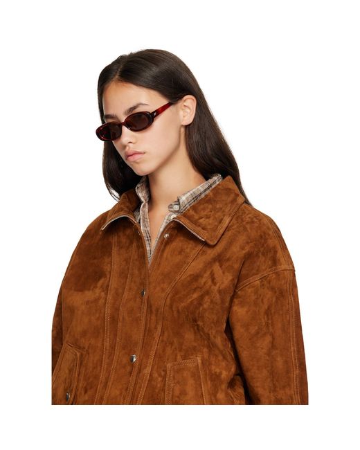 Le Specs Brown Outta Love Sunglasses