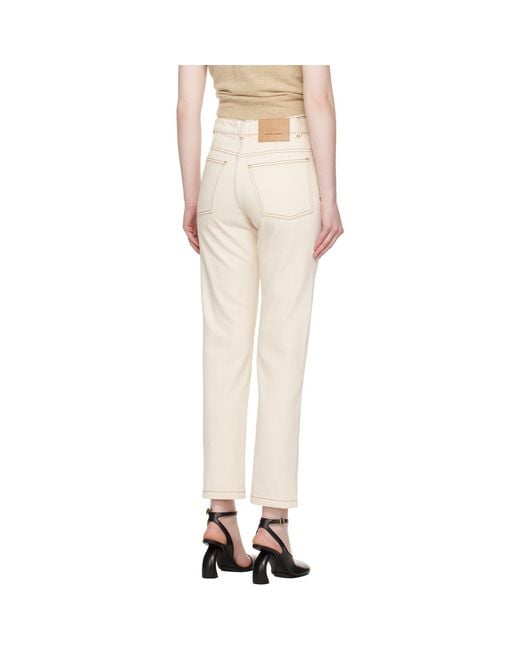 AMI Natural Classic Fit Jeans