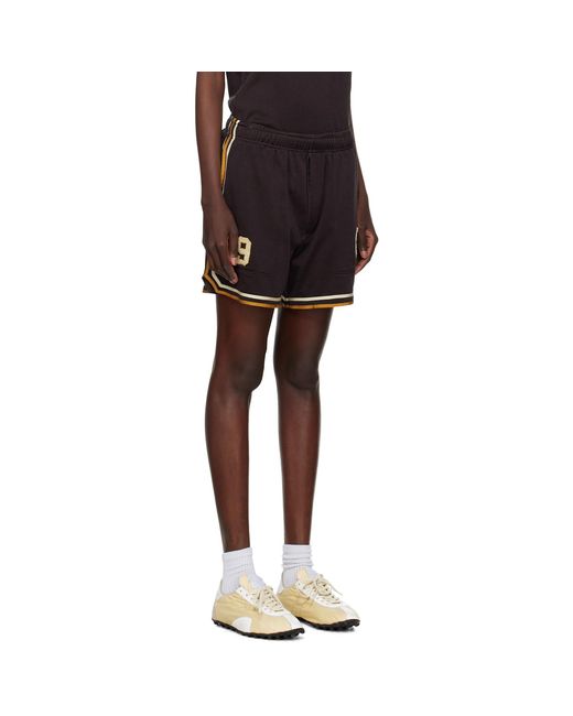 Bode Black Bobcat Shorts