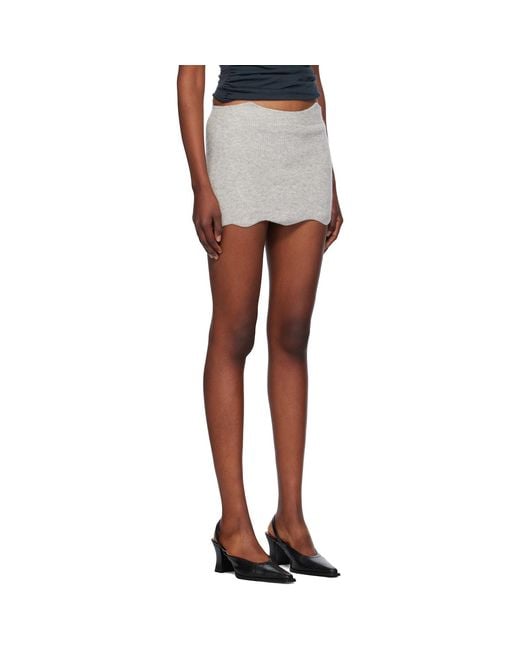 AYA MUSE Black Janus Miniskirt