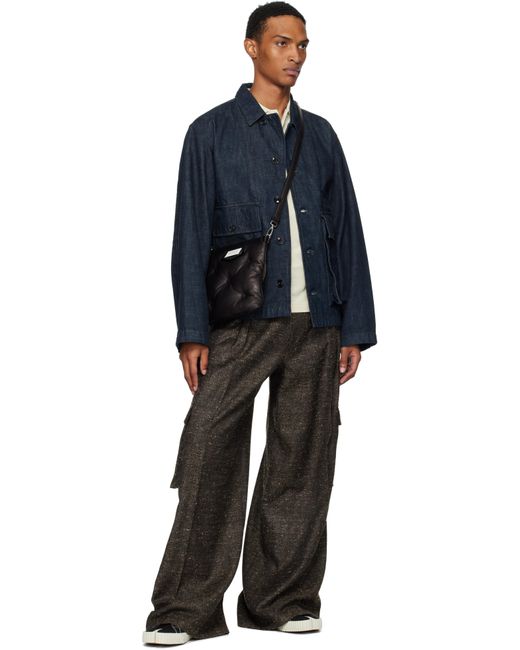 メンズ Maison Margiela ブラック Glam Slam フラット ポケットバッグ Black