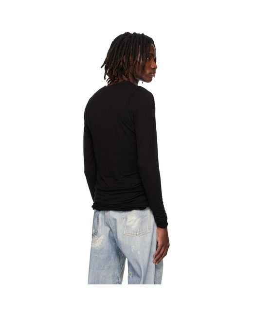 Carrera Black Doria Double Layer T-Shirt Set for men