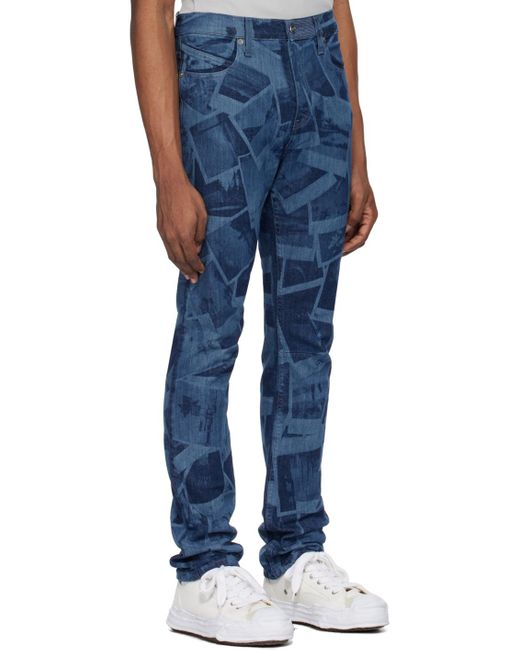 RTA Blue Slim Jeans for men