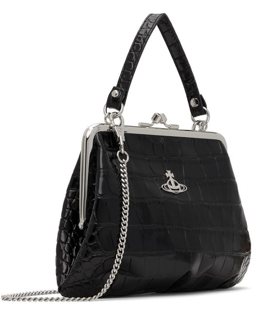 Vivienne Westwood Black Granny Frame Bag