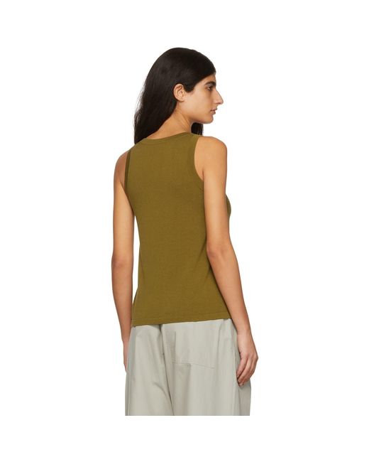 Studio Nicholson Multicolor Khaki Circa Tank Top