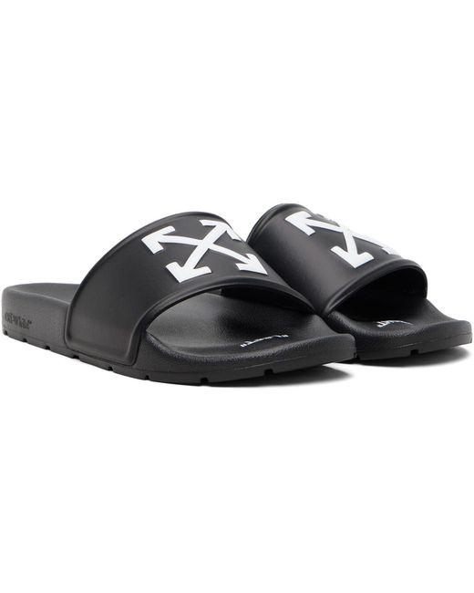 Off-White c/o Virgil Abloh Black Arrow Slide Sandals for men