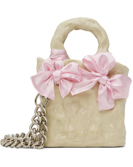 OTTOLINGER Pink Ssense Exclusive Off- Signature Ceramic Bag