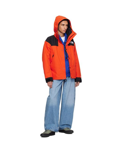 The North Face Orange Gore-Tex Mountain Jacket for men