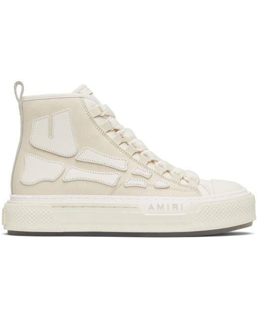 Amiri Black Skel Court Hi Sneakers for men