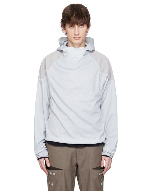 GR10K White Combact Hoodie for men