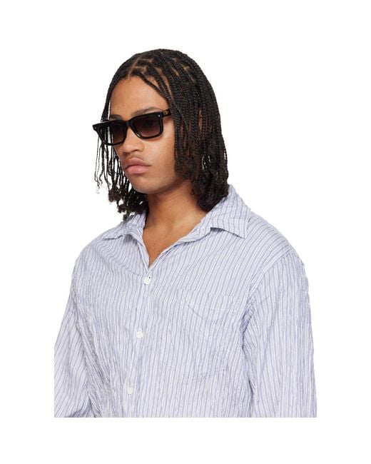 Lunetterie Generale Gray 'Mastroianni' Sunglasses for men